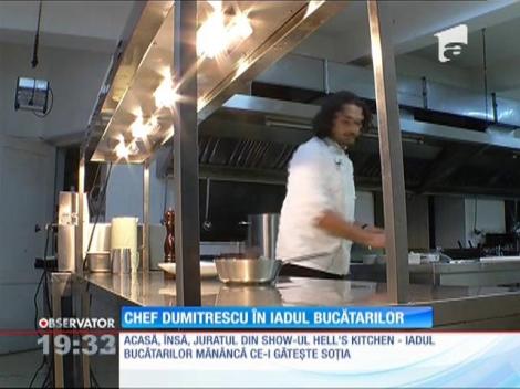 Chef Florin Dumitrescu mănâncă ce îi găteşte soţia