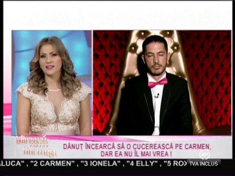 Dănuţ nu vrea să renunţe la Carmen şi încearcă să o cucerească!