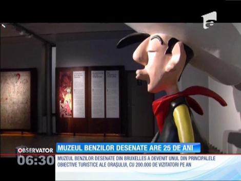 Muzeul Benzilor Desenate din Bruxelles este vizitat de aproape 200.000 de turişti pe an