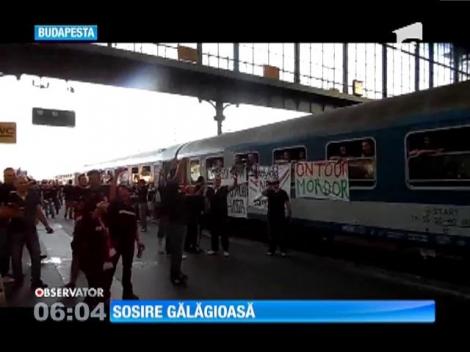 Suporterii unguri şi-au făcut simţită prezenţa pe teritoriul românesc