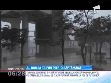 Taifunul Vongfong a făcut ravagii în Japonia