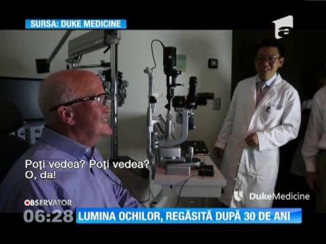 Un bărbat din SUA şi-a recăpătat vederea după 30 de ani