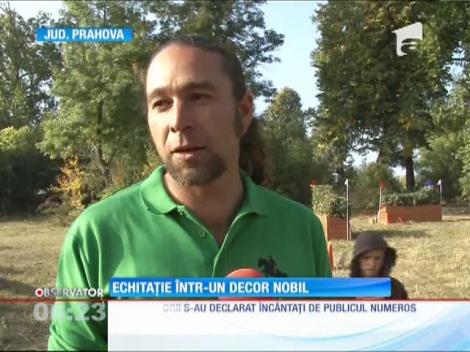 Un concurs internaţional de echitaţie a avut loc în premieră la Palatul Cantacuzino