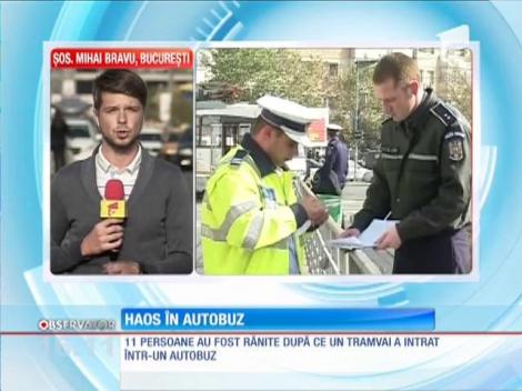 11 persoane rănite în urma unui accident, în Capitală
