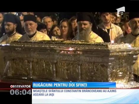 Moaştele Sfintei Parascheva şi ale lui Constantin Brâncoveanu, la Iaşi