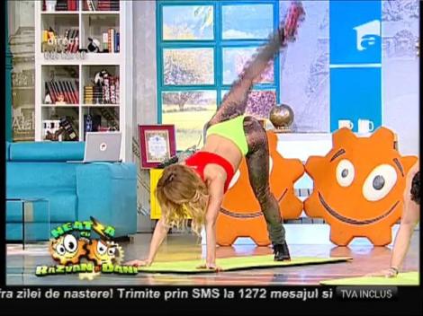 Flavia şi Miruna, exerciții piyo