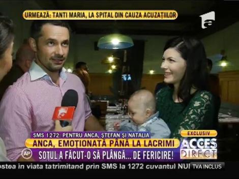 Anca Lungu, emoţionată până la lacrimi