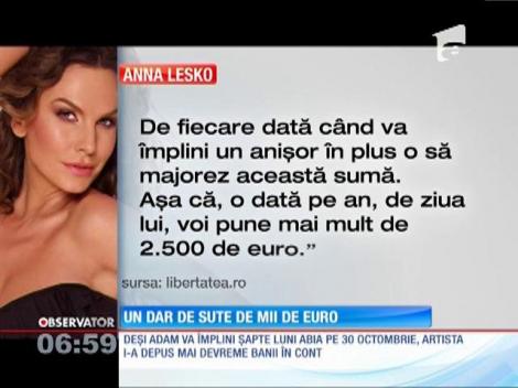 Cadou de jumătate de milion de euro pentru fiul Annei Lesko