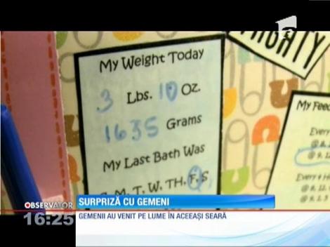 Surpriză dublă pentru doi soţi. Femeia a ajuns la spital pentru că se simţea rău şi a aflat cu stupoare că este însărcinată cu gemeni