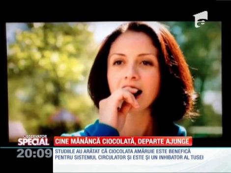 Cine mănâncă ciocolată, departe ajunge