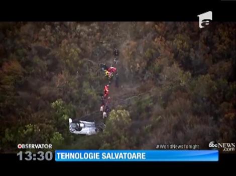 Femeie salvată de telefonul mobil