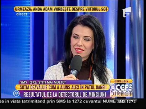Rezultatul testului poligraf! Alexandra nu este o damă de companie!