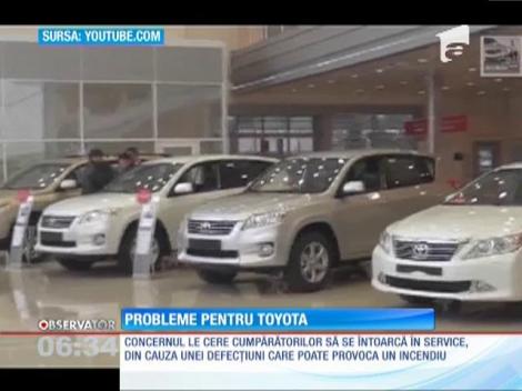 Toyota va chema în service 1,7 milioane de autoturisme