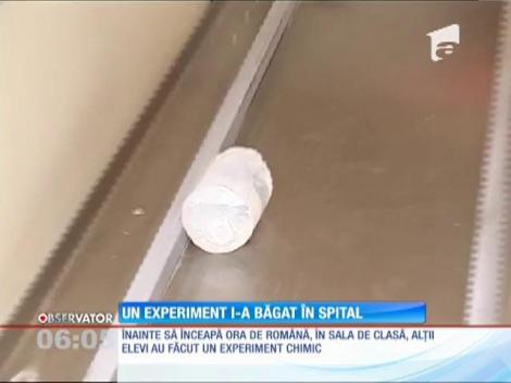 Un experiment făcut la ora de chimie a băgat mai mulți elevi în spital