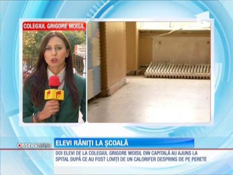 Elevi răniţi la şcoală
