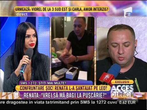 Renata l-a şantajat pe Leo de la Strehaia!