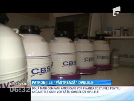 Ca să-şi convingă angajatele să nu rămână însărcinate prea curând, Apple şi Facebook le pun ovulele la păstrat!