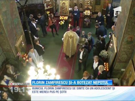 Actorul Florin Zamfirescu și-a botezat nepotul