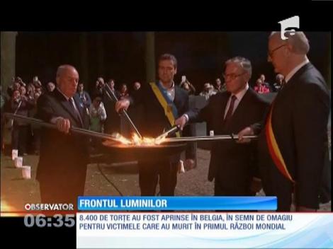 8.400 de torţe, în semn de omagiu