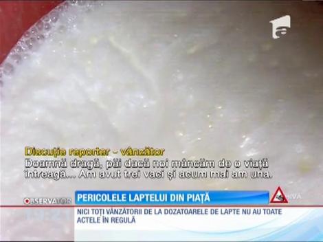 Pericolele laptelui din piață