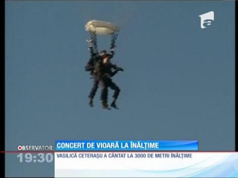 Concert de vioară la înălțime