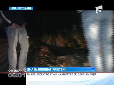 Suspicios că doi prieteni ar vrea să-l bată, un adolescent de 17 ani a acţionat primul şi i-a înjunghiat