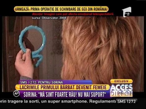 Lacrimile primului bărbat din România care a devenit femeie!