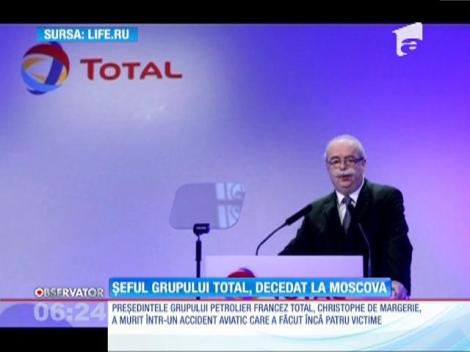 Directorul grupului petrolier francez Total a murit intr-un accident aviatic la Moscova