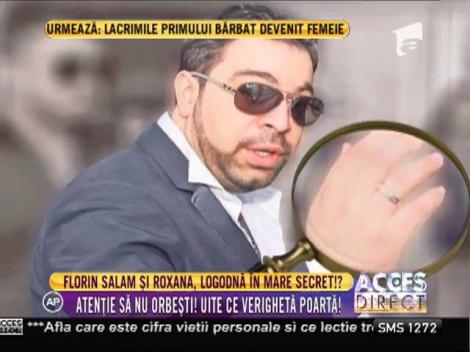 Florin Salam şi Roxana Dobre s-au logodit în secret