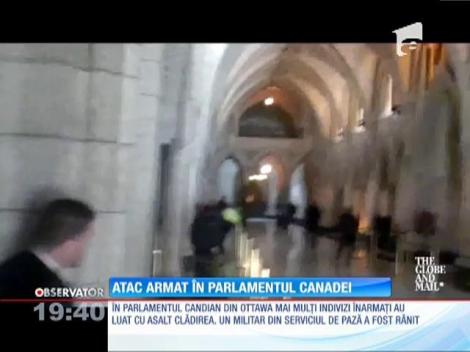 Atac armat în clădirea Parlamenului din Ottawa!