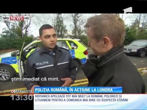 Poliţia română, în acţiune la Londra