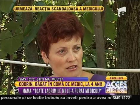 Codrin, băgat în comă de medic, la 4 ani!
