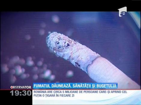 Fumatul dăunează grav bugetului statului