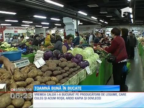 Sezonul legumelor româneşti este pe sfârşite