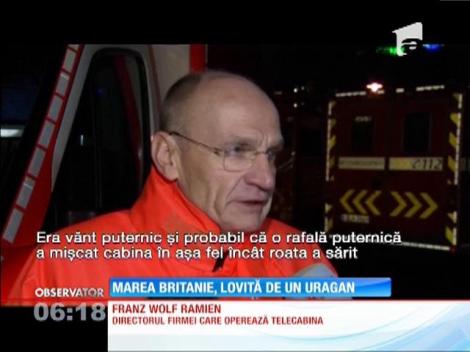 Marea Britanie, lovită de un uragan care a traversat Atlanticul.