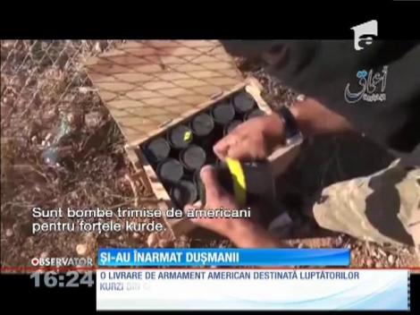 Membrii grupării teroriste Statul Islamic au primit arme de la americani