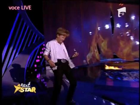 Dumnezeule, e MAGNIFIC!  Aleksandar, un star rock în devenire! Cum a interpretat piesa asta te va lăsa fără cuvinte!