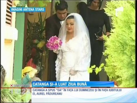 Cornelia Catanga și Aurel Pădureanu, nuntă cu 24 de nași!