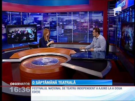 Începe a doua ediţie a Festivalului Naţional de Teatru Independent