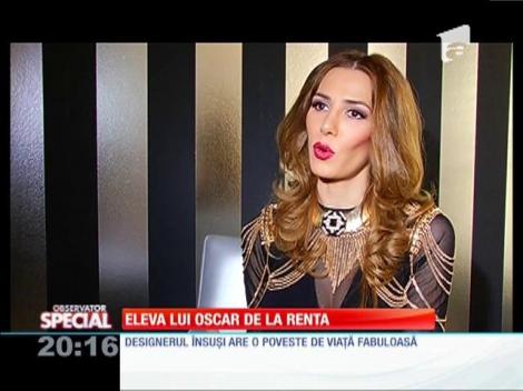 Special! Janina Nectara, eleva lui Oscar de la Renta