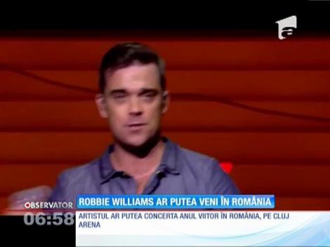 Robbie Williams ar putea veni în România