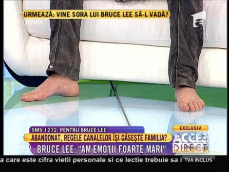 Bruce Lee a venit desculț în platoul de la Acces Direct: "Mi-am dedicat viața oamenilor străzii!"