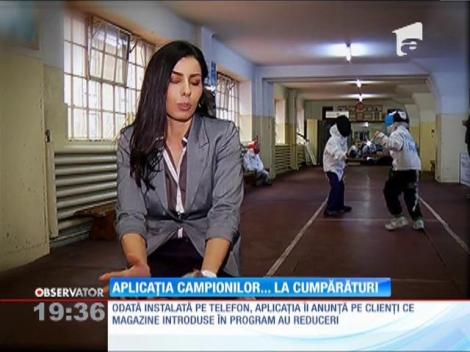 O campioană mondială la scrimă a inventat o aplicație pentru telefoanele mobile