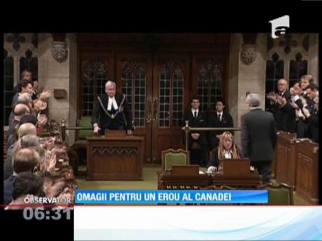 Omagii pentru un erou al Canadei