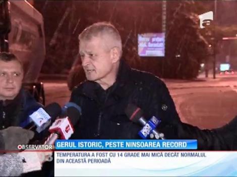 Gerul istoric, peste ninsoarea record