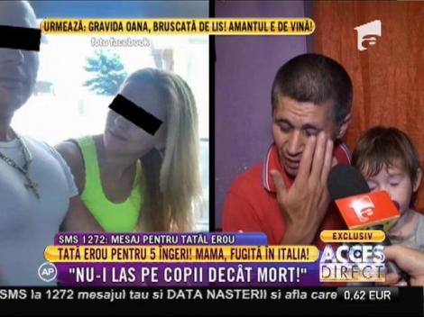 DUMNEZEULE MARE, ți se rupe SUFLETUL! Tată EROU crește 5 ÎNGERI în timp ce MAMA lor FACE ASTA ÎN ITALIA!