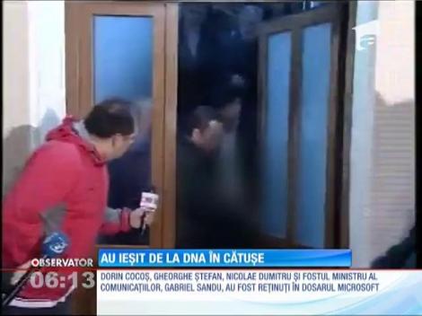 Dosarul Microsoft: Dorin Cocoș, Gabriel Sandu, Nicolae Dumitru și Gheorghe Ștefan, reținuți de procurorii DNA