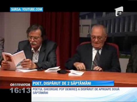 Poet dispărut de două săptămâni