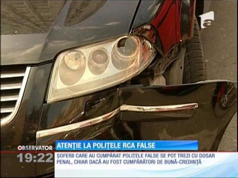 Atenție la polițele RCA false!