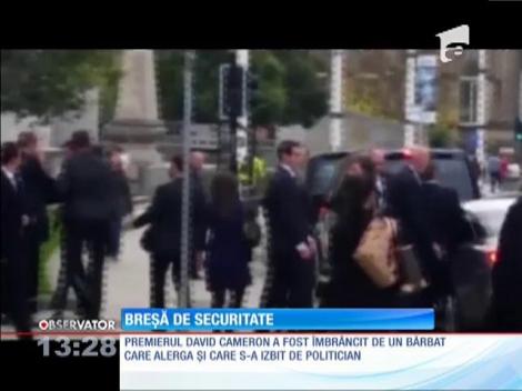 Un bărbat care făcea jogging s-a ciocnit de premierul David Cameron